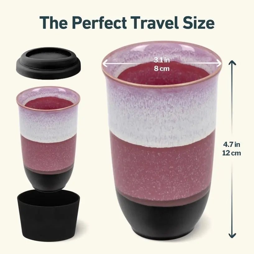 Eclipse 12oz Ceramic Travel Mug - My SensibiliTeas - travel mugs from Nova Ceramics Travel Mugs