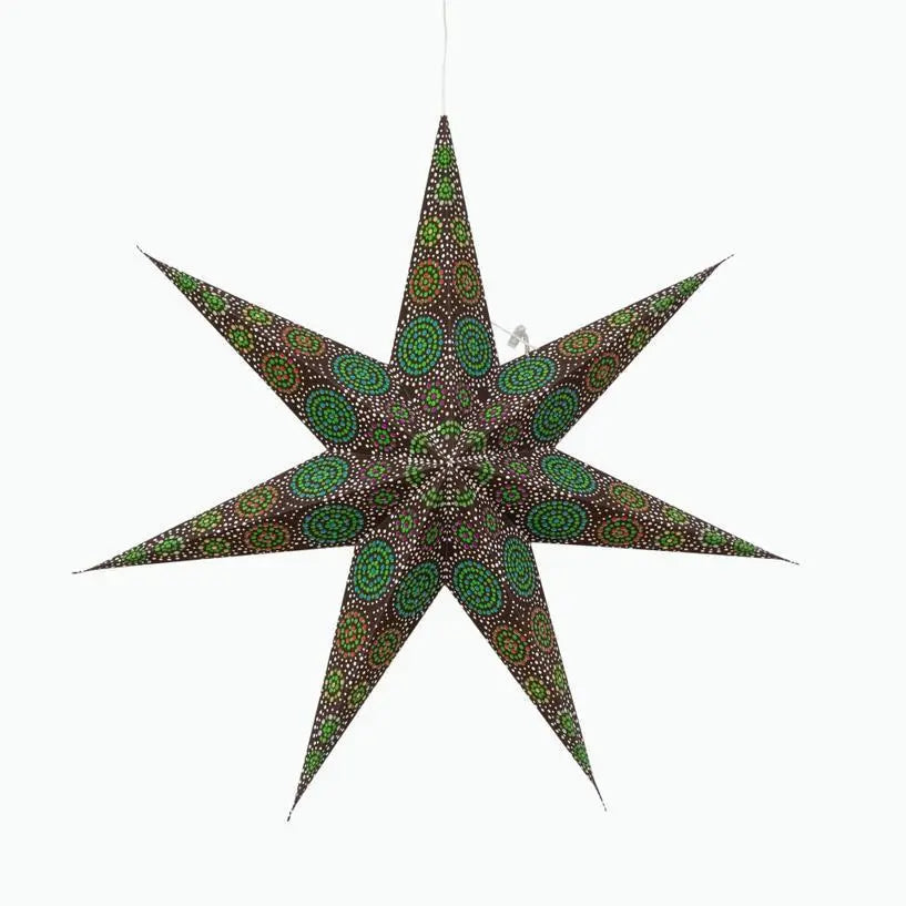 Kaleidoscope Star Lantern - 7 Point, 23 inch