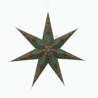 Kaleidoscope Star Lantern - 7 Point, 23 inch
