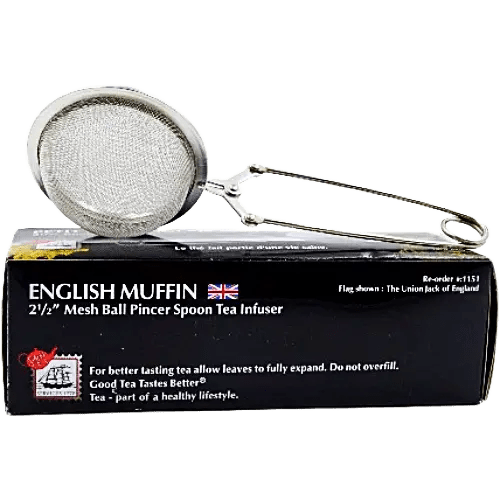 English Muffin Infuser - My SensibiliTeas - tea ball infuser from G&H Tea Services