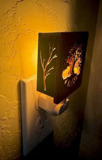 Tree Of Life Light Sensor Wall Plug In Night Light