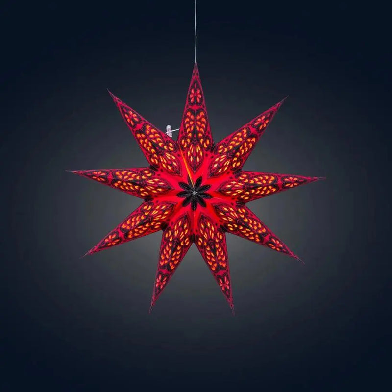 Phoenix Red Paper Star Lantern