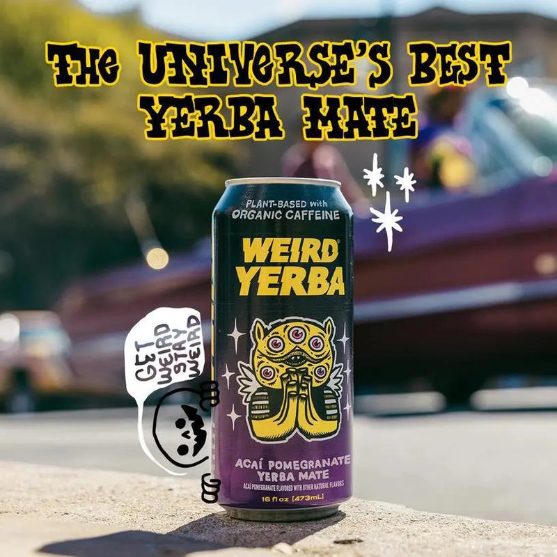 Organic Acai Pomegranate Yerba Mate 16oz Can