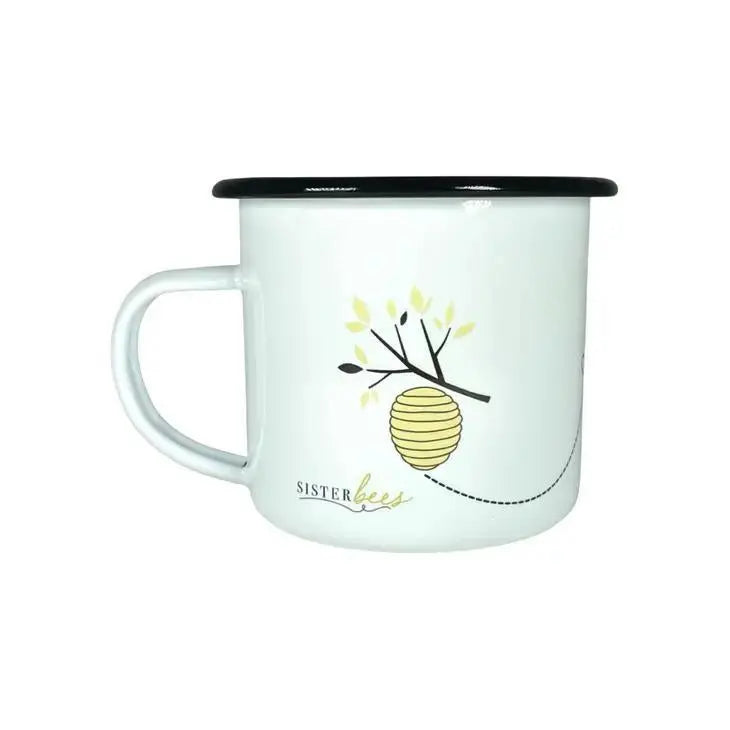 12 oz Enamel Mama Bee Mug