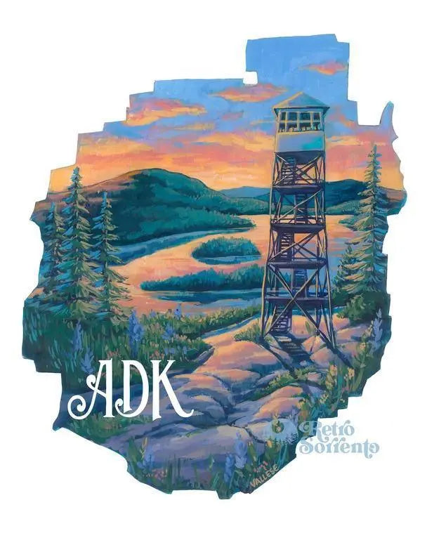 Adirondack Park Fire Tower Art Print