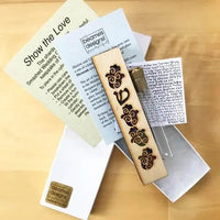 Hamsa Wedding Shards Mezuzah