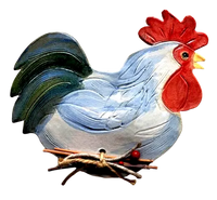 Ceramic Chicken Hanging