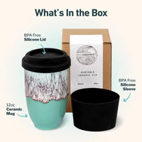 Nebula 12 oz Ceramic Travel Mug