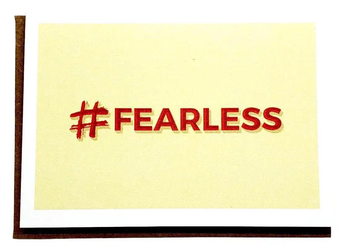  Fearless Greeting Card - My SensibiliTeas - Blank Cards from Sidekick Creative