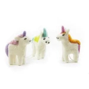 Felted Unicorn Ornament - My SensibiliTeas - felted unicorn ornament from My SensibiliTeas