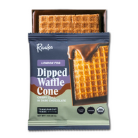 Raaka London Fog Dipped Waffle Cone