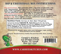 Fiesta Spinach Dip and Cheeseball Mix - My SensibiliTeas - dip mix from Carmie's Kitchen