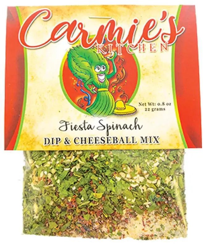 Fiesta Spinach Dip and Cheeseball Mix - My SensibiliTeas - dip mix from Carmie's Kitchen