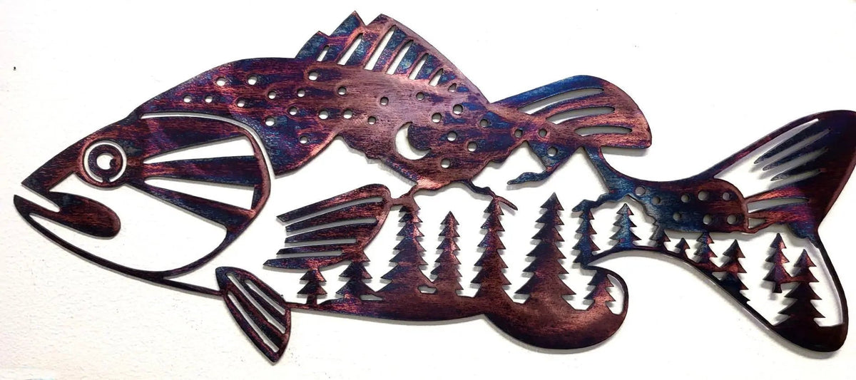 Fish Forest - My SensibiliTeas - Wall Art from Third Shift Fabrication LLC