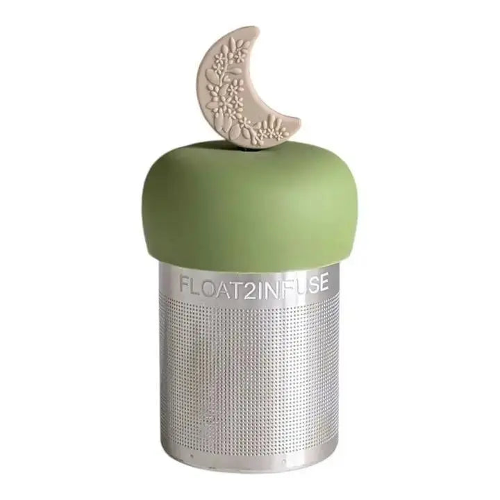 Floral Crescent Moon Floating Tea Steeper - My SensibiliTeas - tea infuser from Float2Infuse Tea Infuser