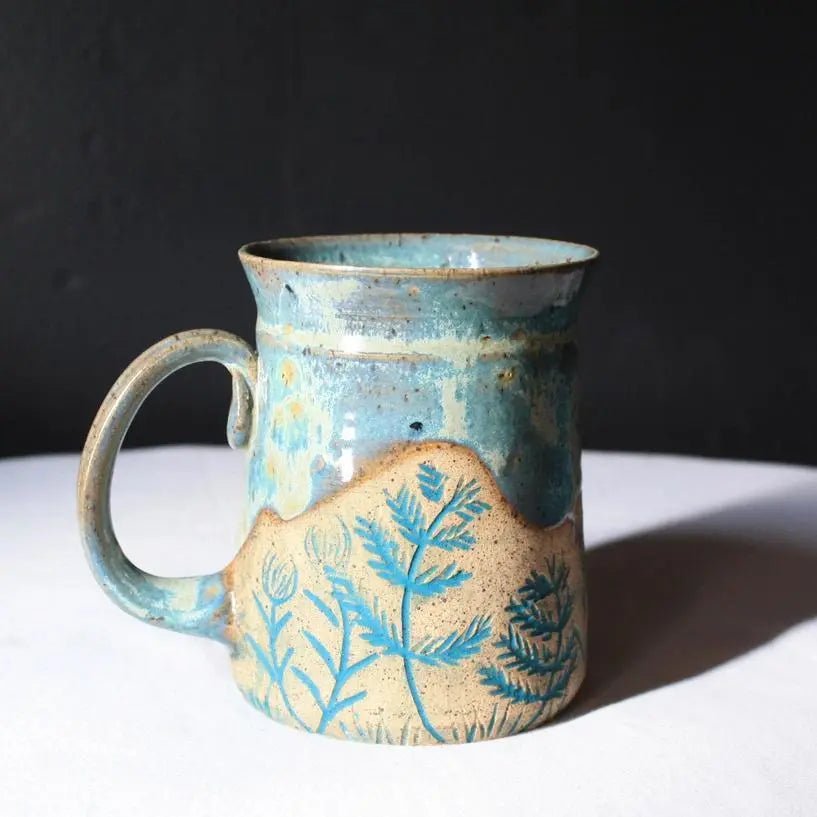 Floral Mug - My SensibiliTeas - handmade mug from The Midnight Mustard Seed