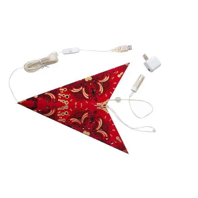 Floral Star Lantern - My SensibiliTeas - paper star lantern from Artschatz