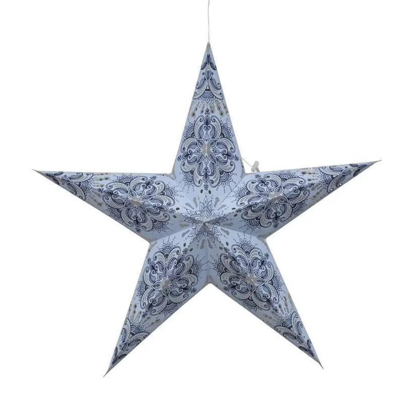 Floral Star Lantern - My SensibiliTeas - paper star lantern from Artschatz