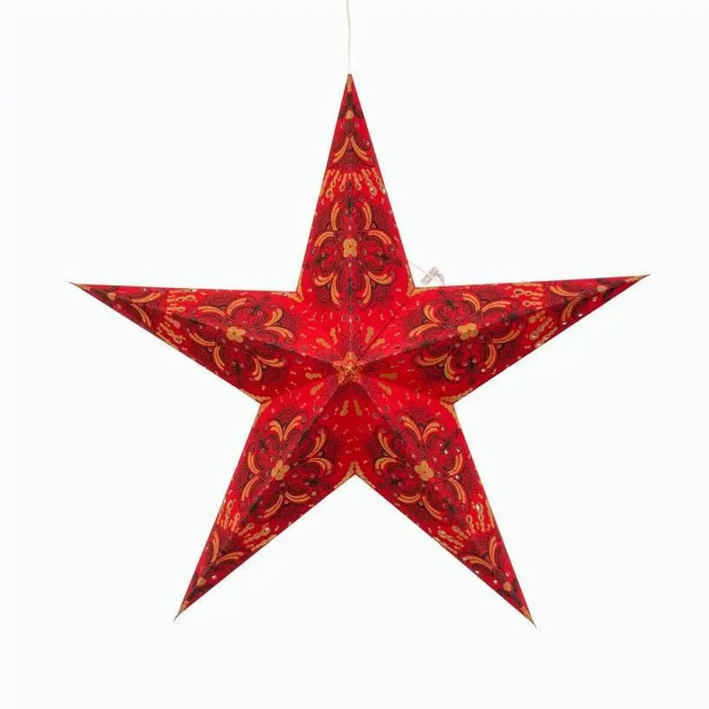 Floral Star Lantern - My SensibiliTeas - paper star lantern from Artschatz