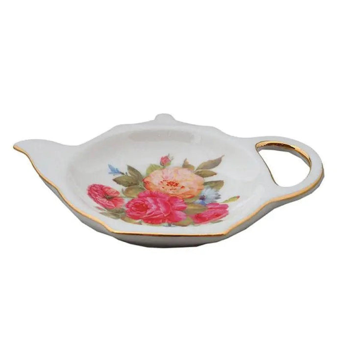Floral Tea Bag Holder - My SensibiliTeas - tea bag holder from Grace Teaware