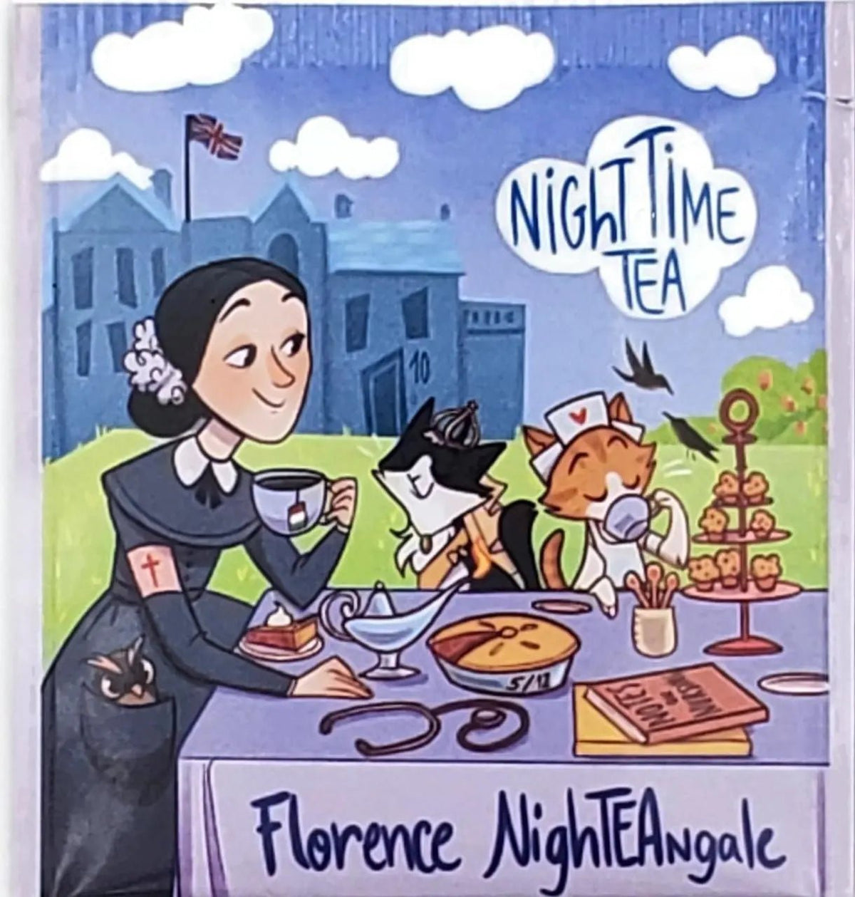 Florence NighTEAngale Sticker - My SensibiliTeas - vinyl sticker from The TeaBook