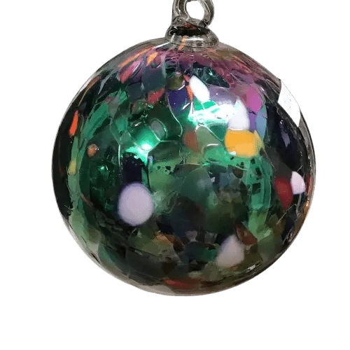 Frit Swirl Glass Ball - My SensibiliTeas - handmade glass ornaments from Art of Fire