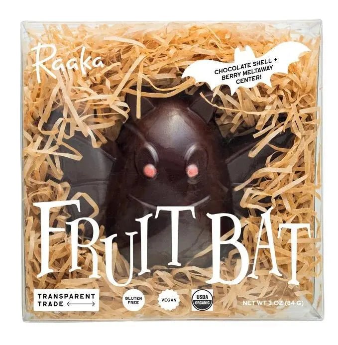 Fruit Bat Halloween Gift Box: Berry Ganache Filled Chocolate - My SensibiliTeas - chocolate from Raaka Chocolate