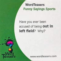Funny Sports Sayings - My SensibiliTeas - sports trivia from Word Teasers