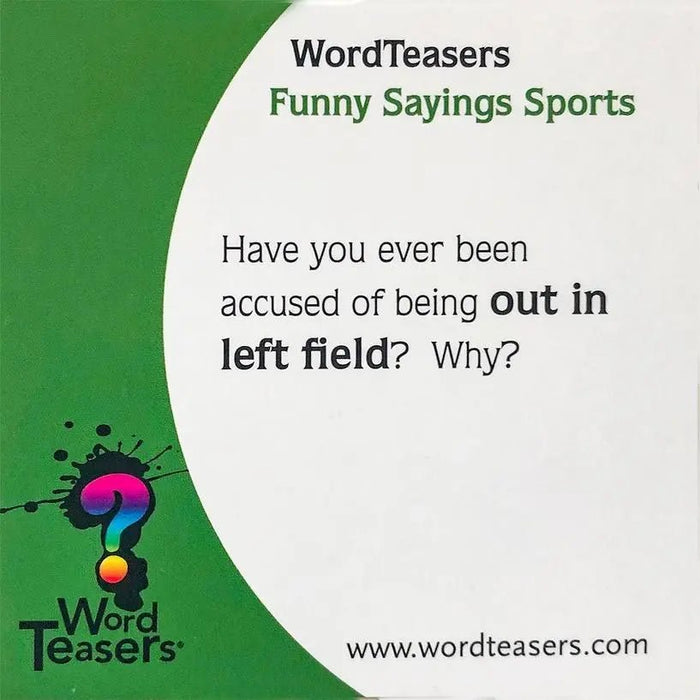Funny Sports Sayings - My SensibiliTeas - sports trivia from Word Teasers