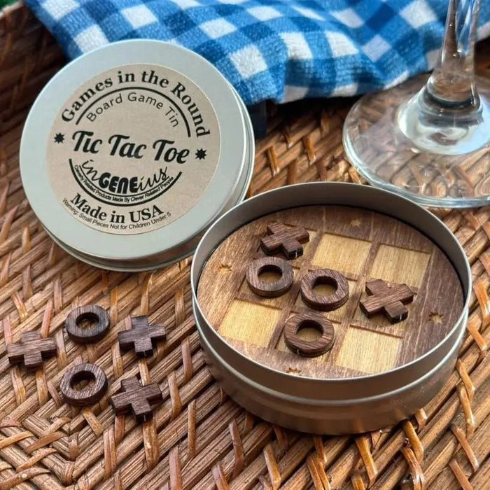 Games in the Round - Tic Tac Toe - My SensibiliTeas - Travel Game from Ingeneius