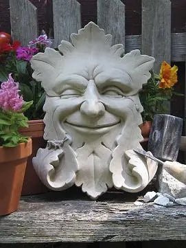 Garden Smile Wall Plaque - My SensibiliTeas - garden scuplture from Carruth Studio