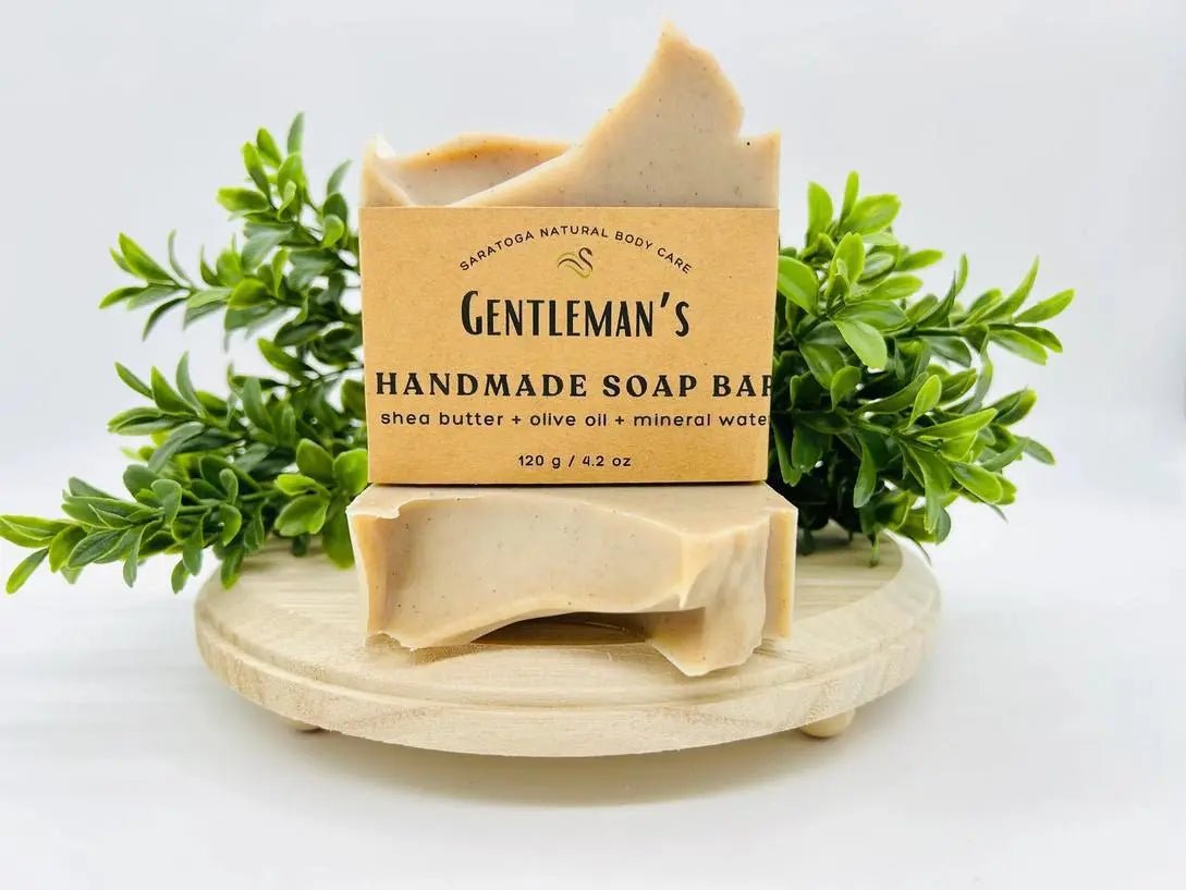 Gentleman's Handmade Soap Bar VEGAN COLD PROCESS - My SensibiliTeas - bar soap from Saratoga Natural Body Care LLC