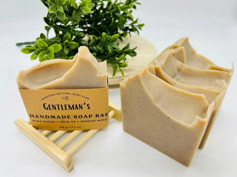 Gentleman's Handmade Soap Bar VEGAN COLD PROCESS - My SensibiliTeas - bar soap from Saratoga Natural Body Care LLC