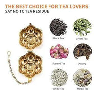 Gold Flower Tea Infuser - My SensibiliTeas - tea infuser from varies