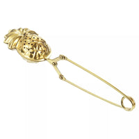 Gold Pineapple Tea Infuser - My SensibiliTeas - gold pineapple pinch infuser from SensibiliTeas