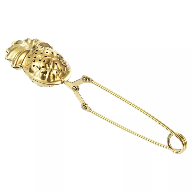 Gold Pineapple Tea Infuser - My SensibiliTeas - gold pineapple pinch infuser from SensibiliTeas