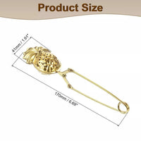 Gold Pineapple Tea Infuser - My SensibiliTeas - gold pineapple pinch infuser from SensibiliTeas