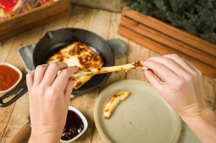 Golden Baked Bliss Cheese - My SensibiliTeas - cheese snack from Cheese Brothers