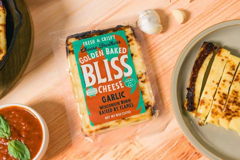 Golden Baked Bliss Cheese - My SensibiliTeas - cheese snack from Cheese Brothers