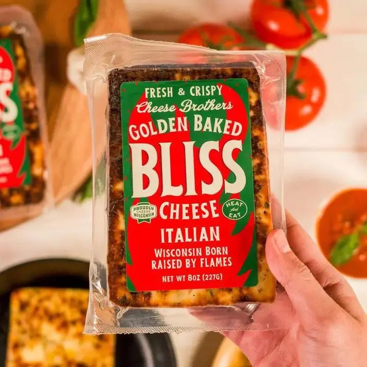 Golden Baked Bliss Cheese - My SensibiliTeas - cheese snack from Cheese Brothers