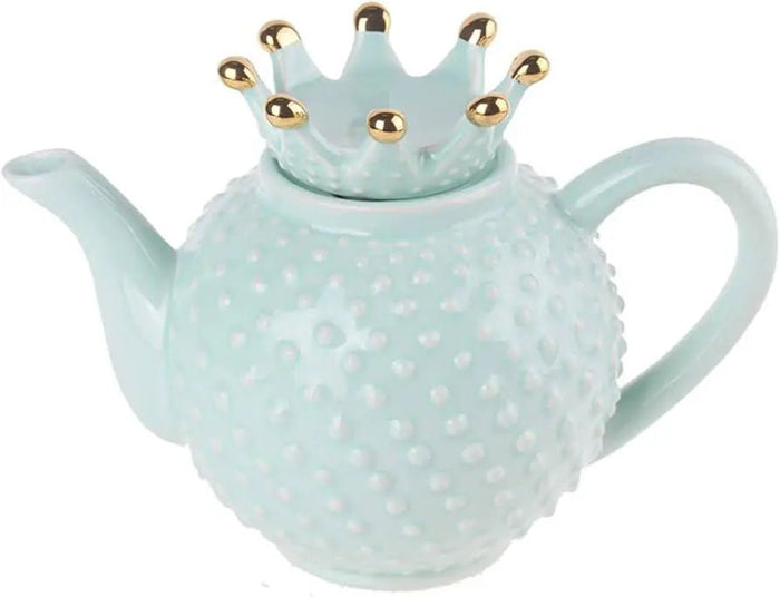 Green Crown Teapot - My SensibiliTeas - teapot from Blue Sky Clayworks