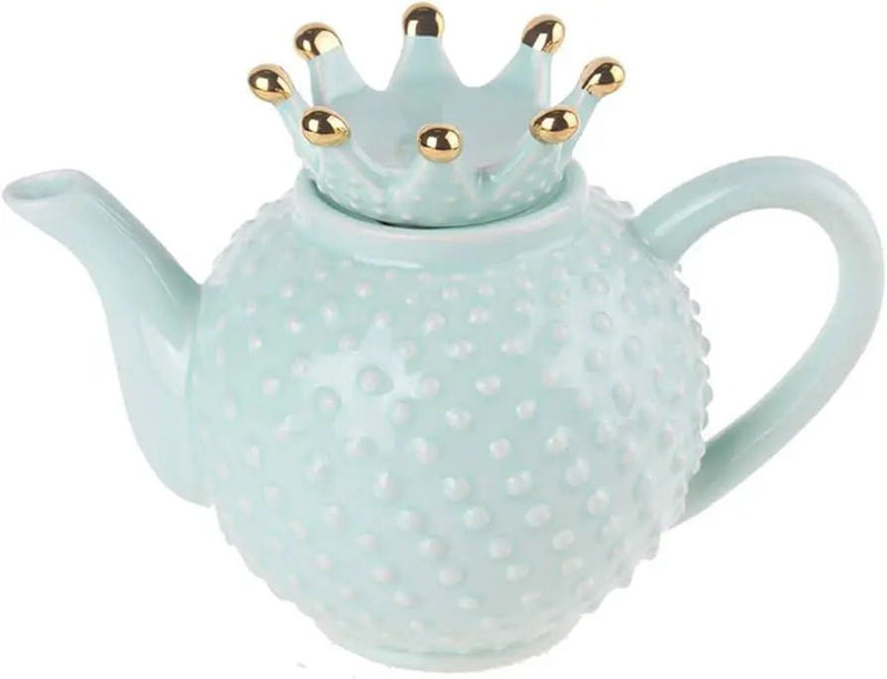 Green Crown Teapot - My SensibiliTeas - teapot from Blue Sky Clayworks