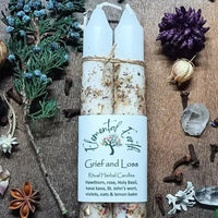 Grief and Loss Herbal Intention Candles - My SensibiliTeas - healing candles from Elemental Earth Shop