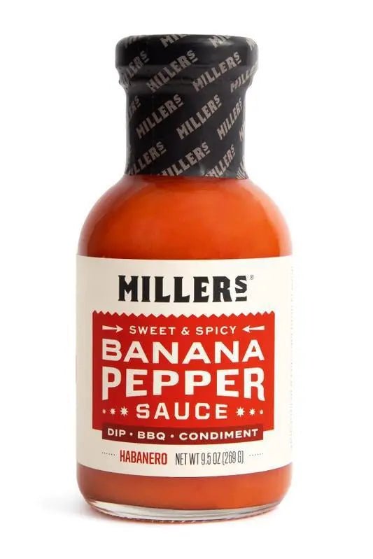 Habanero Banana Pepper Sauce - My SensibiliTeas - sweet and spicy hot sauce from Miller's