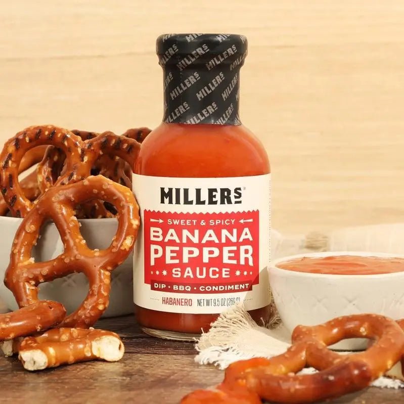 Habanero Banana Pepper Sauce - My SensibiliTeas - sweet and spicy hot sauce from Miller's