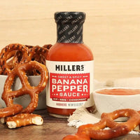Habanero Banana Pepper Sauce - My SensibiliTeas - sweet and spicy hot sauce from Miller's