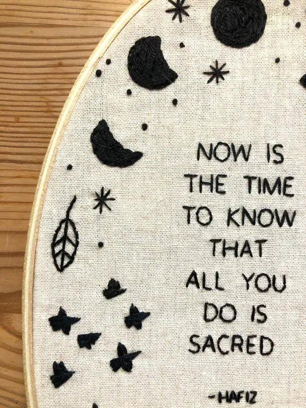 Hafiz Embroidery Kit - My SensibiliTeas - embroidery kit from budgiegoods