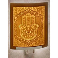 Hamsa Nightlight - My SensibiliTeas - lithophane nightlight from The Porcelain Garden