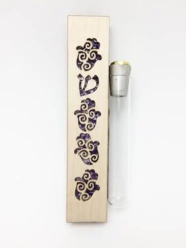 Hamsa Wedding Shards Mezuzah - My SensibiliTeas - Mezuzah from Beames Designs