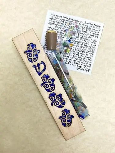 Hamsa Wedding Shards Mezuzah - My SensibiliTeas - Mezuzah from Beames Designs
